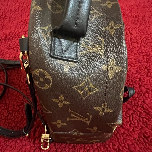 LOUIS VUITTON AUTHENTIC MINI PALM SPRINGS MONOGRAM BACKPACK. NWOT. - Picture 6 of 12